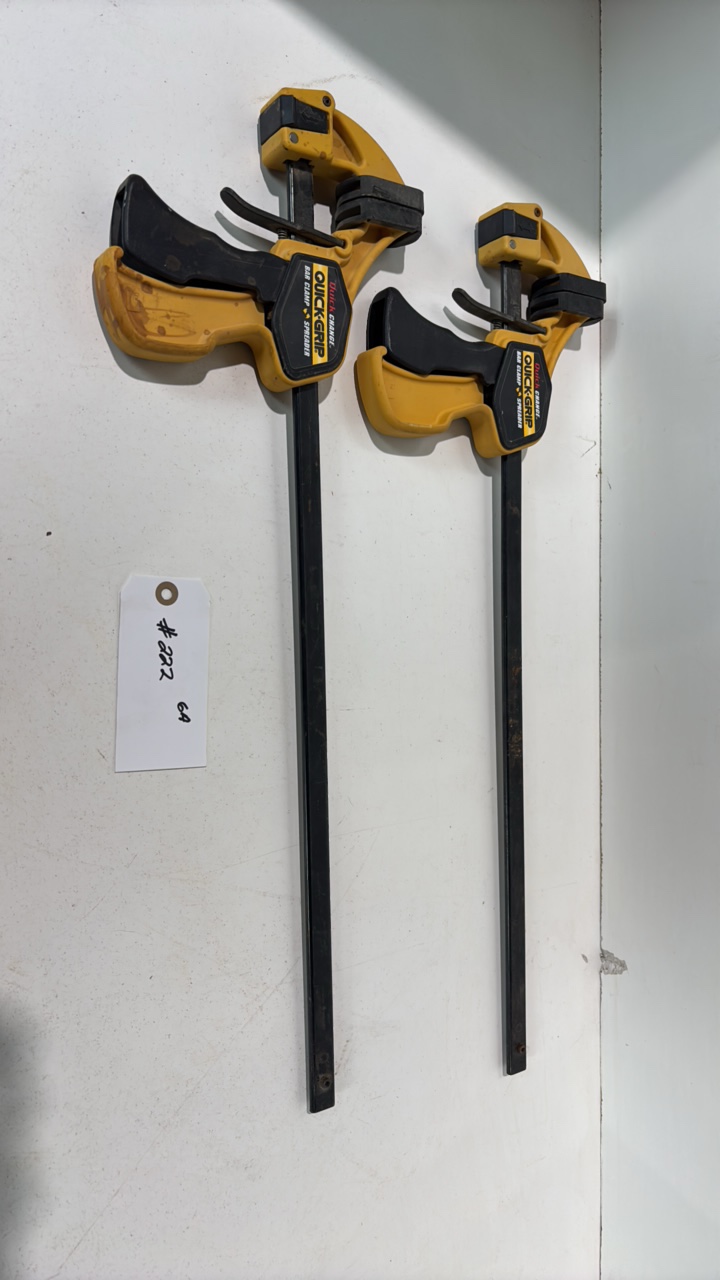 lot 222 image: Lot of bar clamps - 18 opening