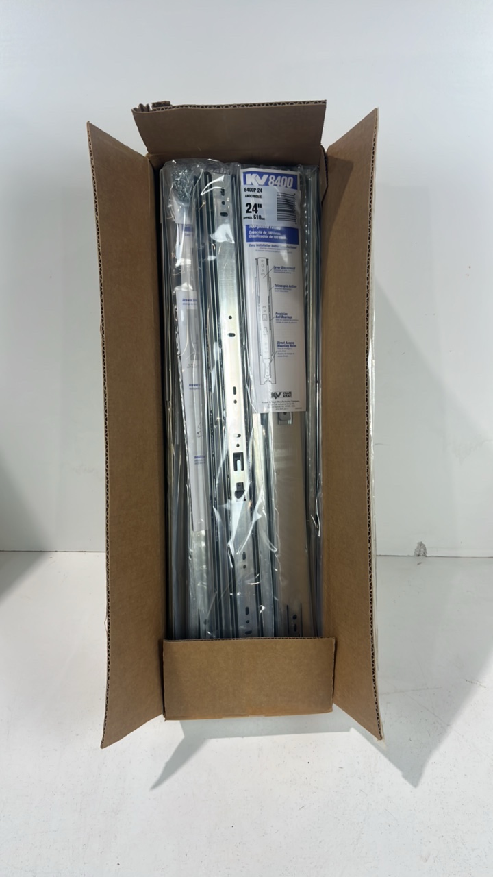 lot 244 image: 24 Cabinet Side Mount drawers Slides