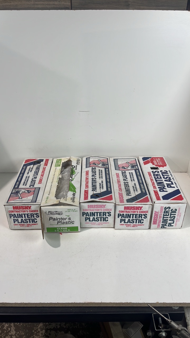 lot 251 image: lot of Painters Plastic