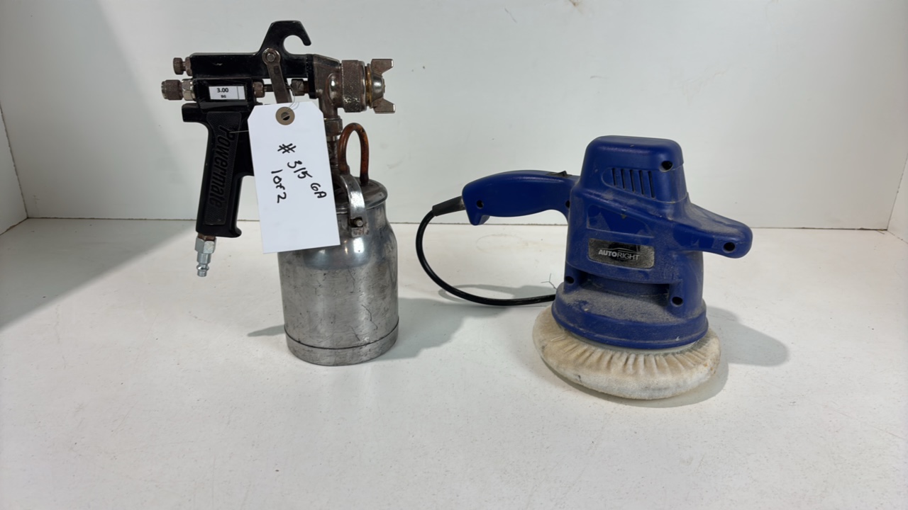 lot 315 image: Automotive sprayer and buffer