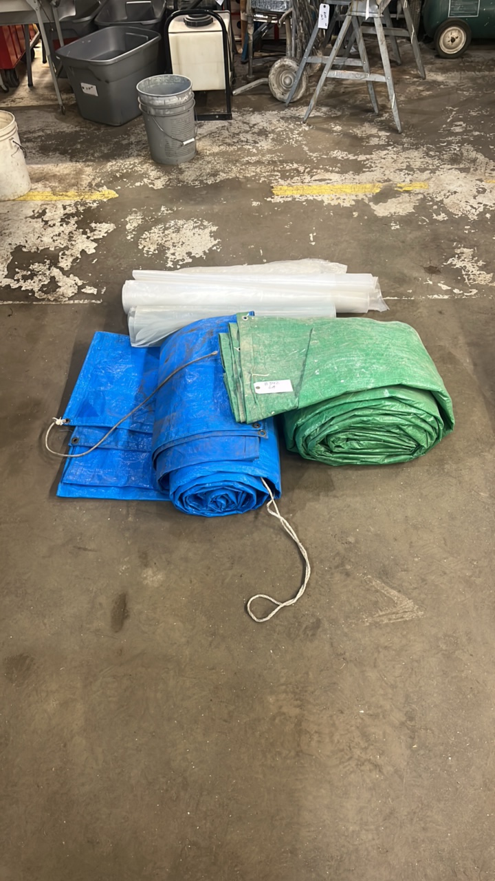 lot 342 image: Tarps and Plastic