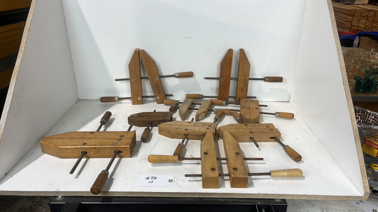 lot 358 image: Jorgenson Wood Clamps