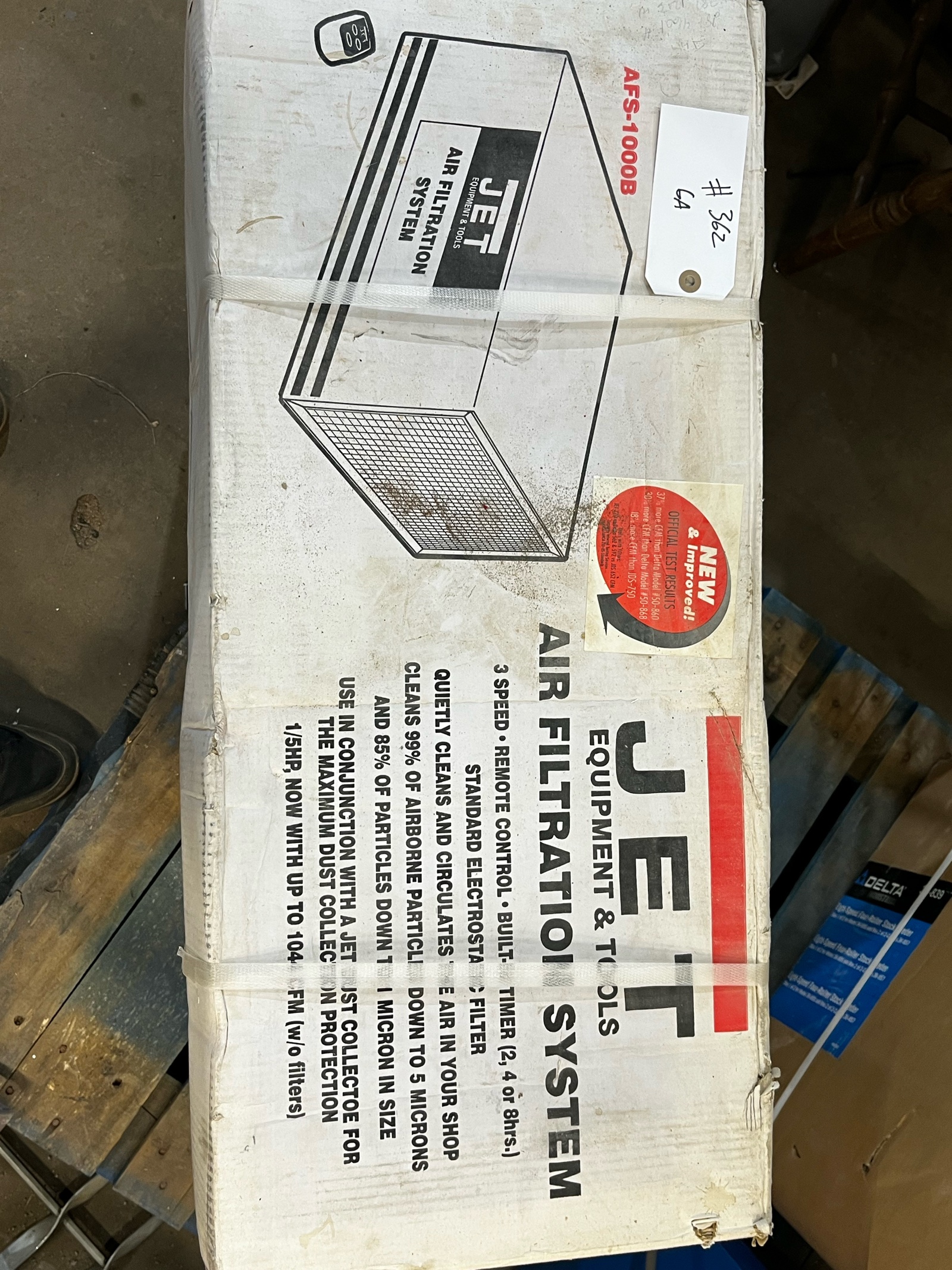 lot 362 image: Jet Air filtration system