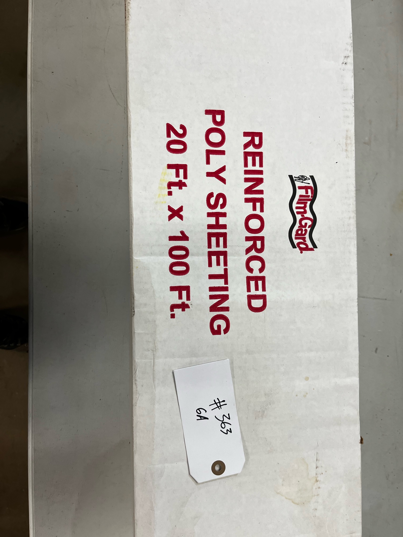 lot 363 image: Reinforced Poly Sheeting