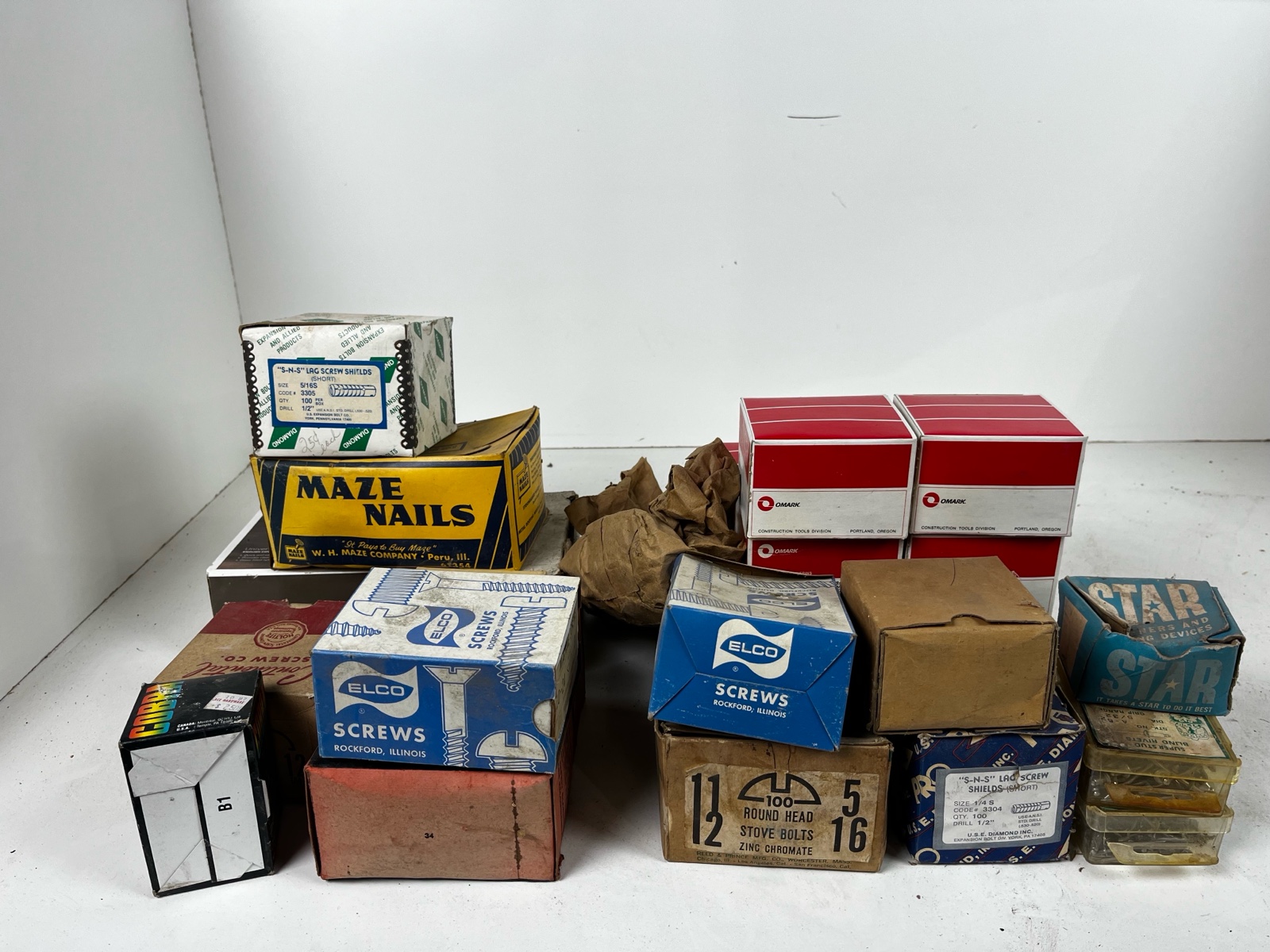 lot 56 image: Crate Of Assorted Fasteners