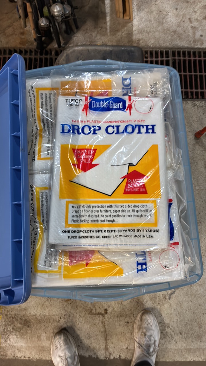 lot 62 image: Drop Cloth