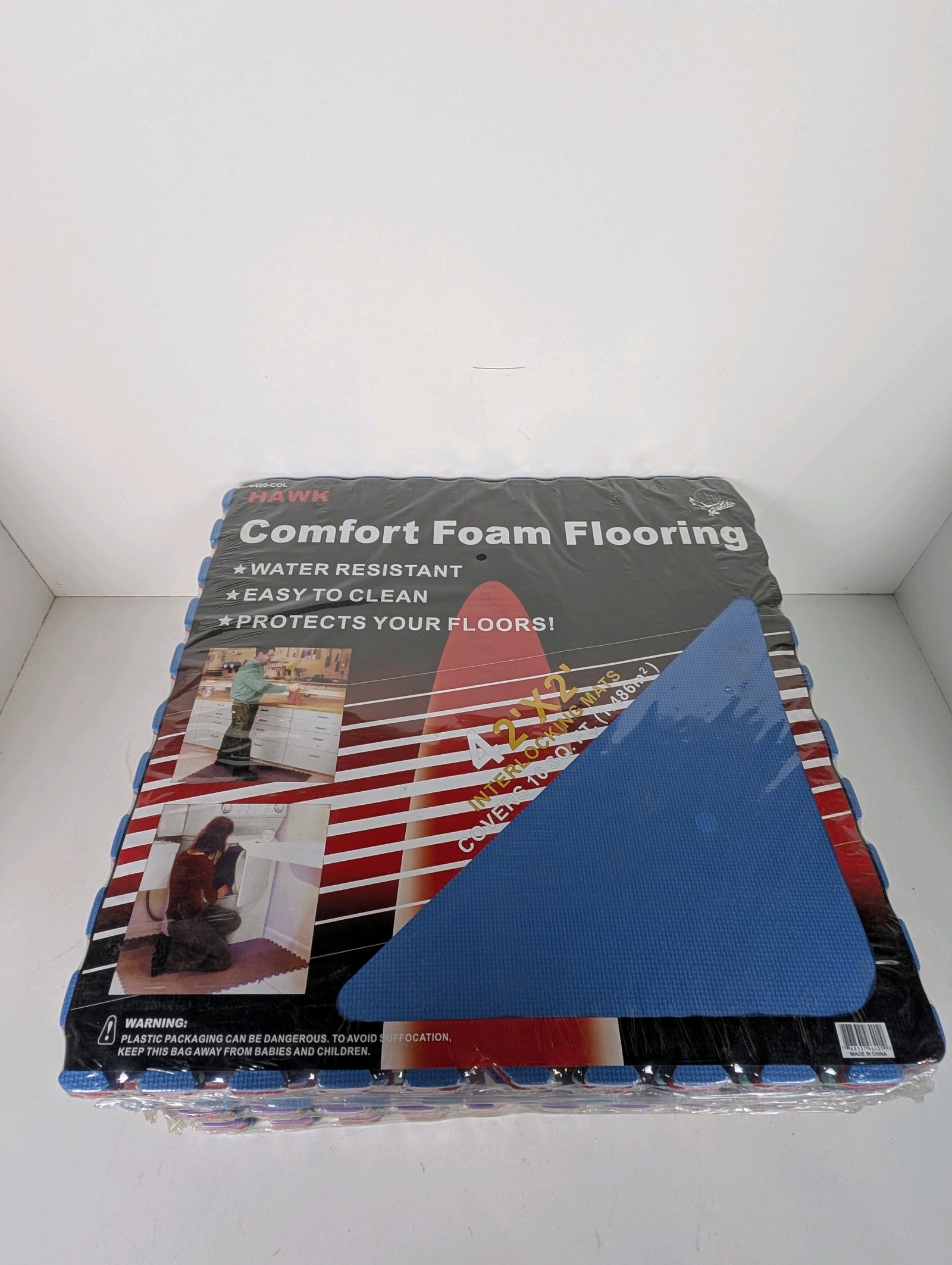 lot 80 image: Hawk Comfort Home Foam Flooring  (5) Packs