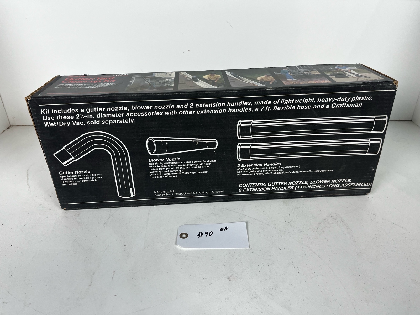 lot 90 image: Shop Vac Gutter Cleaning Kit