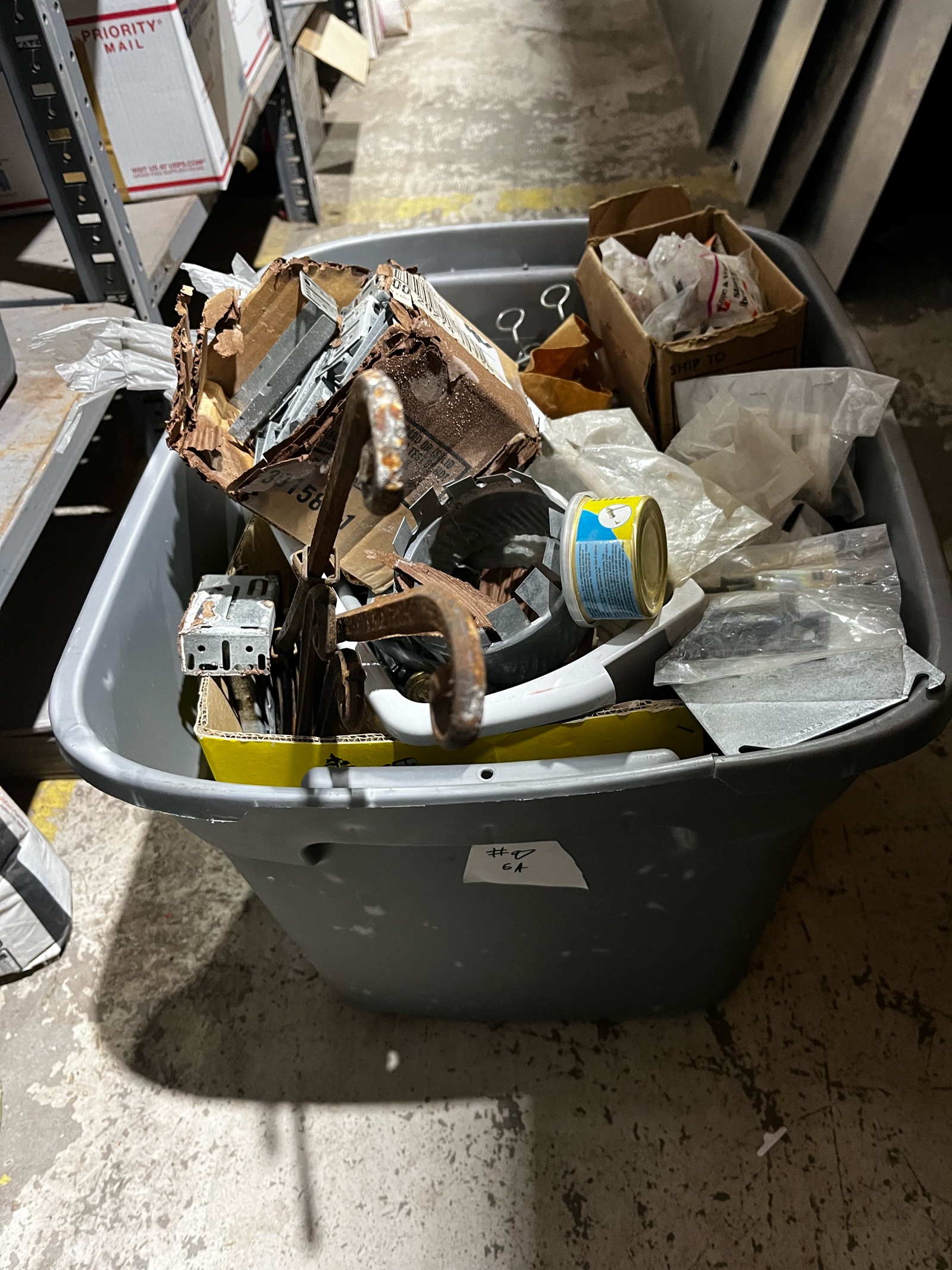 lot 97 image: Large Lot Of Miscellaneous Hardware, Bolts And Fasteners