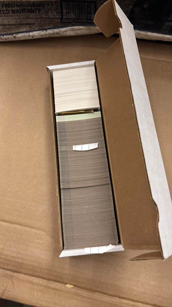 lot 151 image: Box of 1990s NFL Football Cards