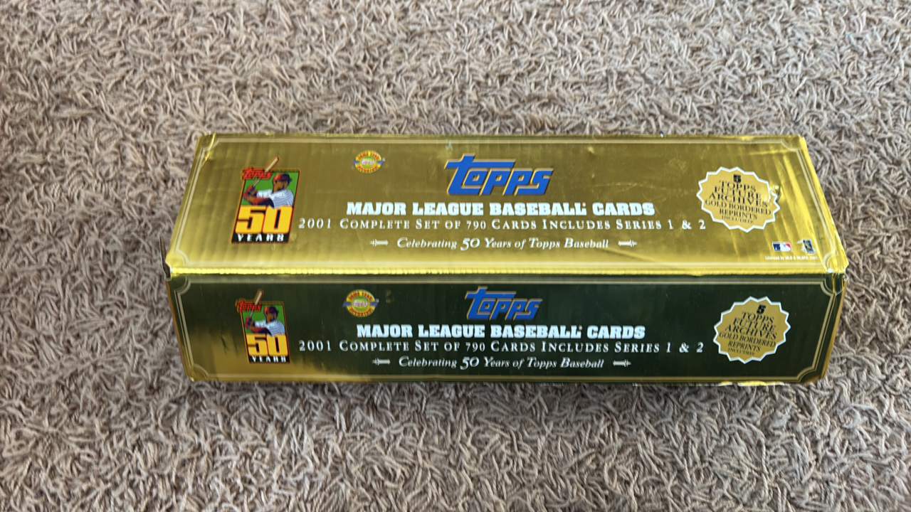 lot 199 image: 2001 Topps Baseball Card Partial Set, Looks Like Some Carss are Missing