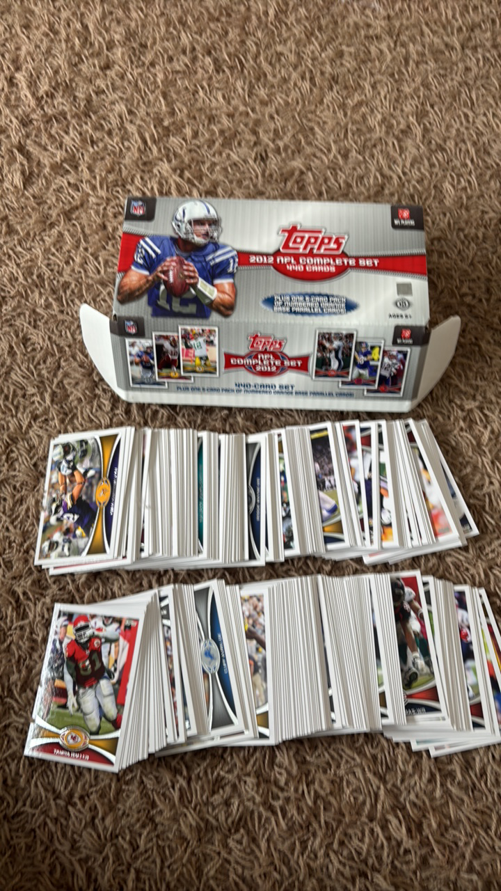 lot 228 image: 2012 Topps NFL Football Cards, Partial Set, Missing Somg Cards
