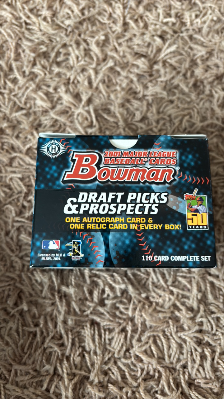 lot 236 image: 2001 Bowman Draft Picks and Prospects Partial Set, Some Cards May be Missing