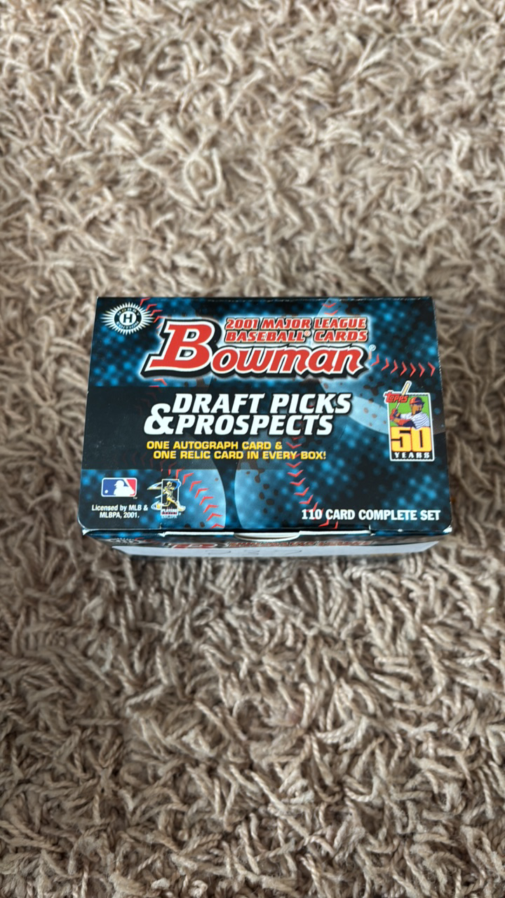 lot 237 image: 2001 Bowman Draft Picks and Prospects Partial Set, Some Cards May be Missing