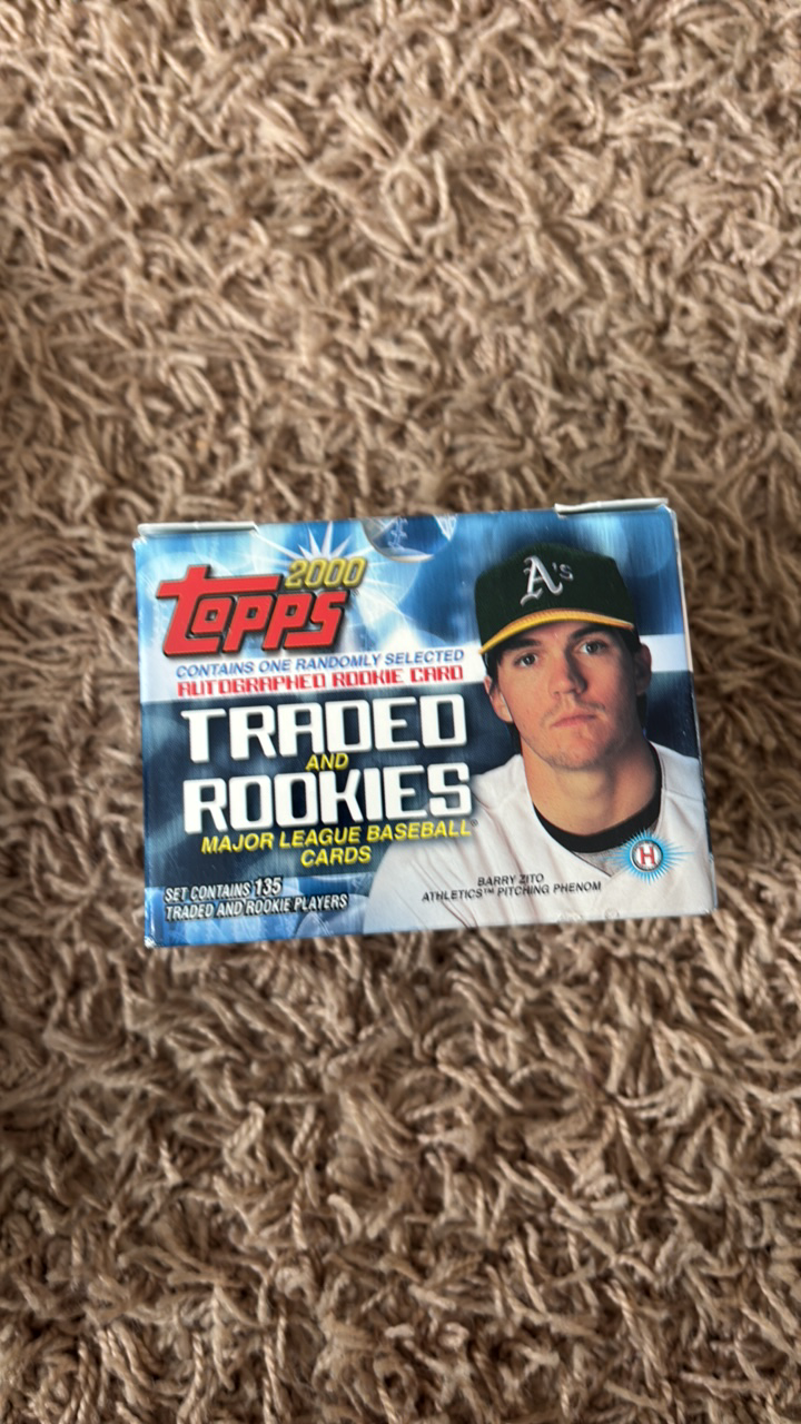 lot 238 image: 2000 Topps Traded and Rookie Partial Set, Some Cards Missing