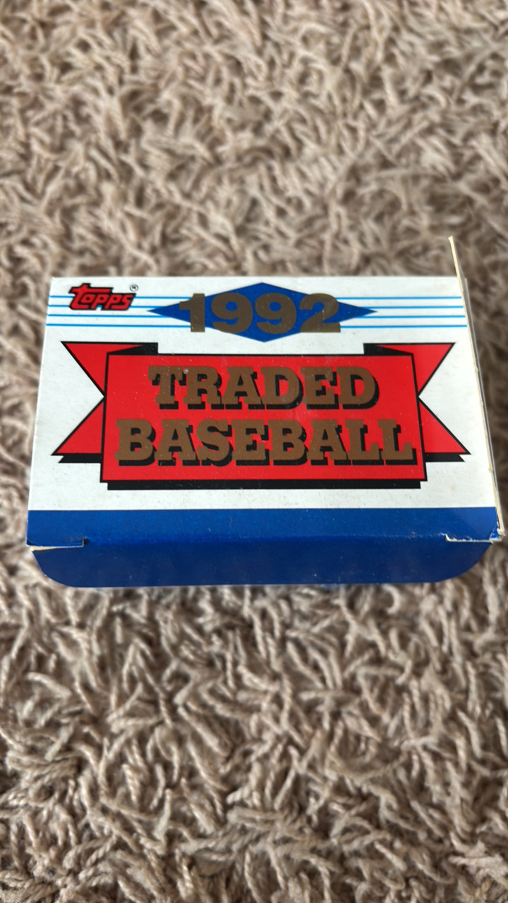 lot 245 image: 1992 Topps Traded Baseball Card Partial Set, May be Missing Cards
