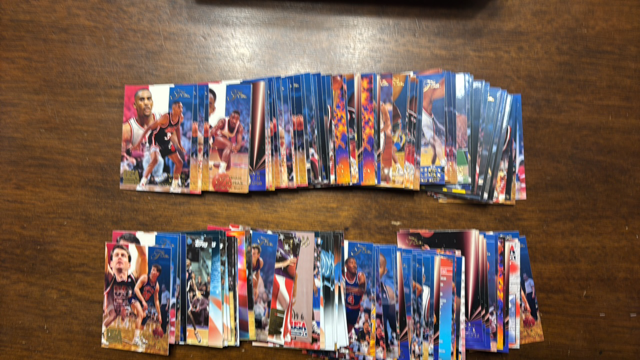 lot 259 image: Box of Team USA Olympic Basketball Cards, Huge Name Players and All Time Greats