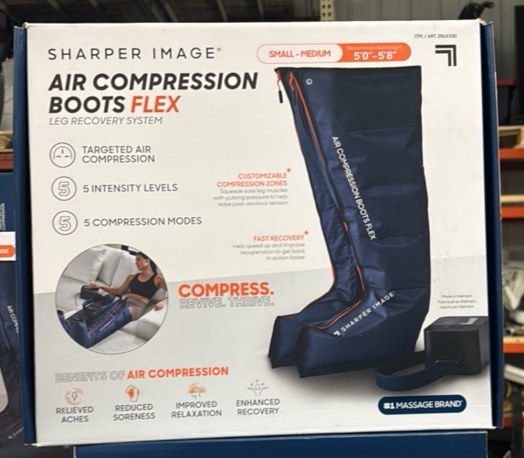 Sharper Image Air Compression Boots - Size Small - Medium