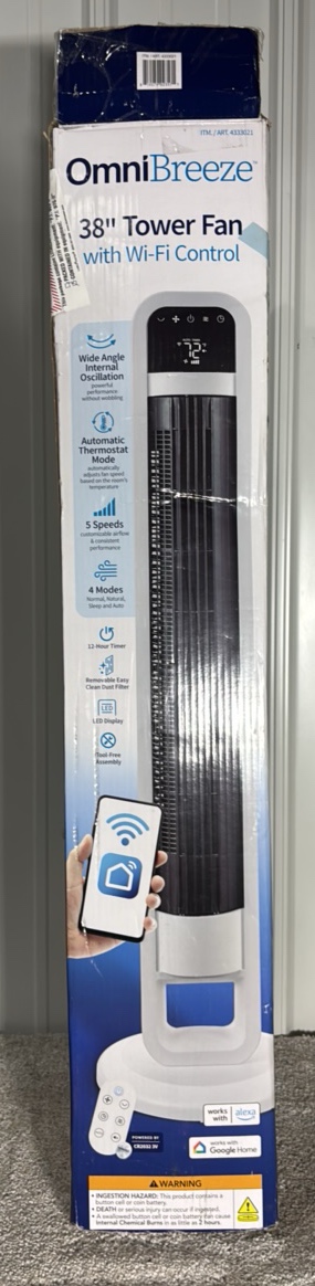 OmniBreeze 38 Tower Fan