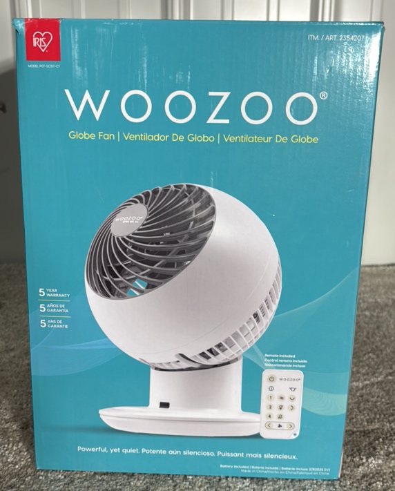 Woozoo 5-Speed Globe Fan