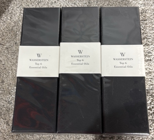 Lot of 3 Wasserstein Aromatherapy Oils 100% Pure Basic Essential Oil Gift Set