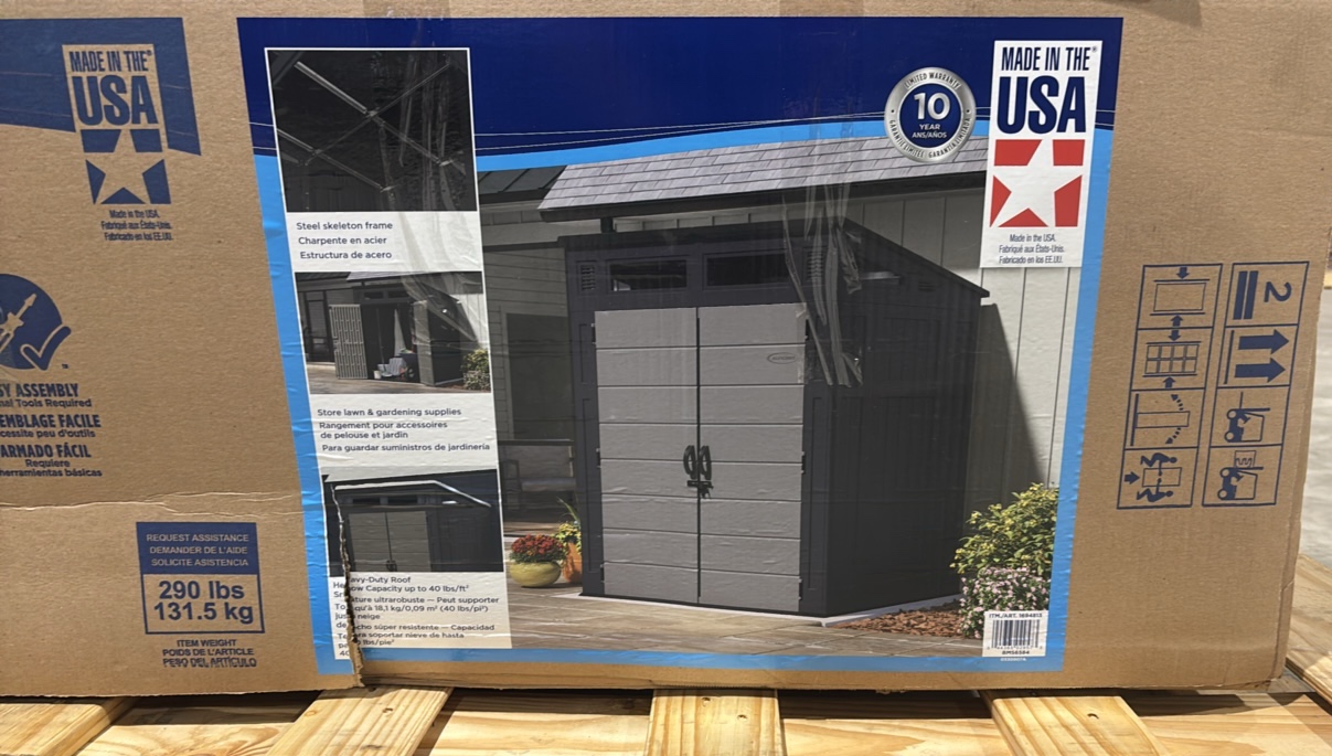 Suncast Modernist Storage Shed - 6ft x 5ft