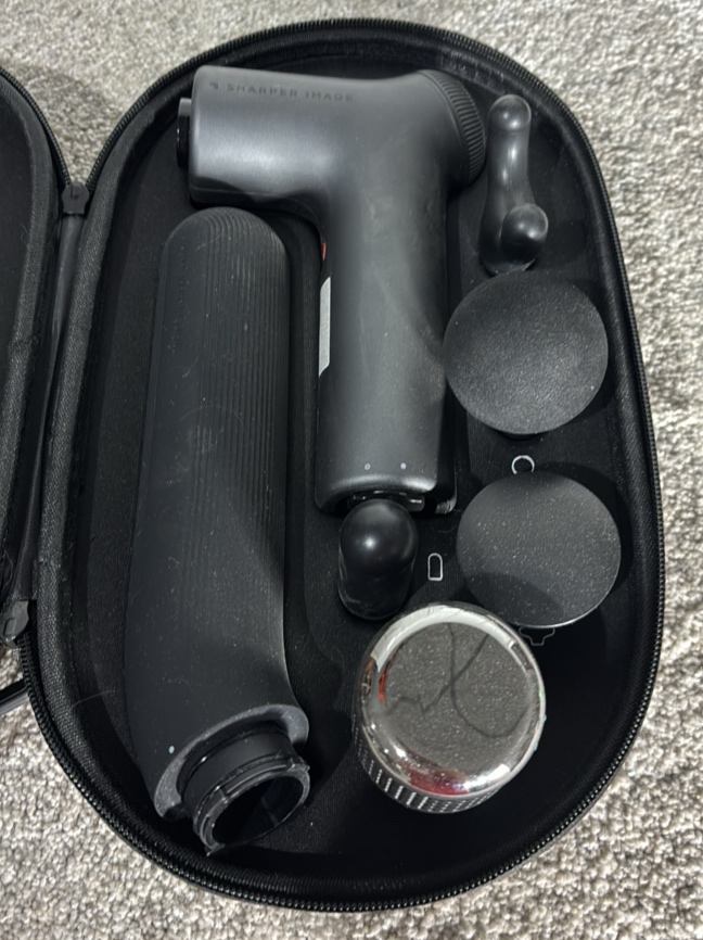 Sharper Image Power Percussion Hot  Cold Reach Massager