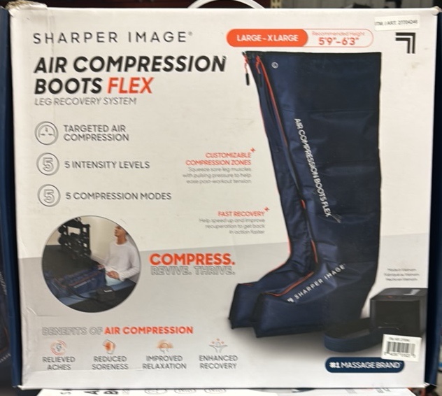 Sharper Image Air Compression Boots - Size Large - Extra Large