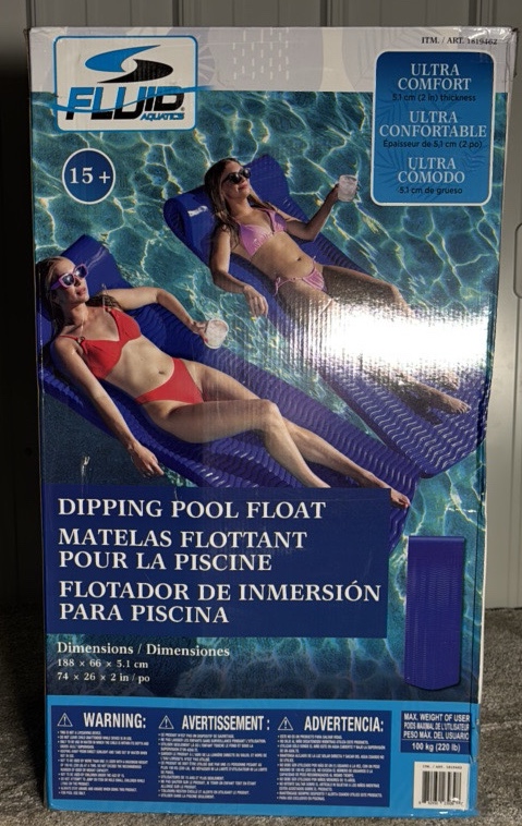Fluid Aquatics Dipping Pool Float Mat