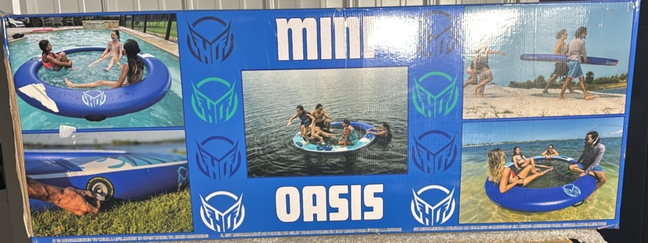 HO Sports Mini Oasis 8 Inflatable Water Ring Float