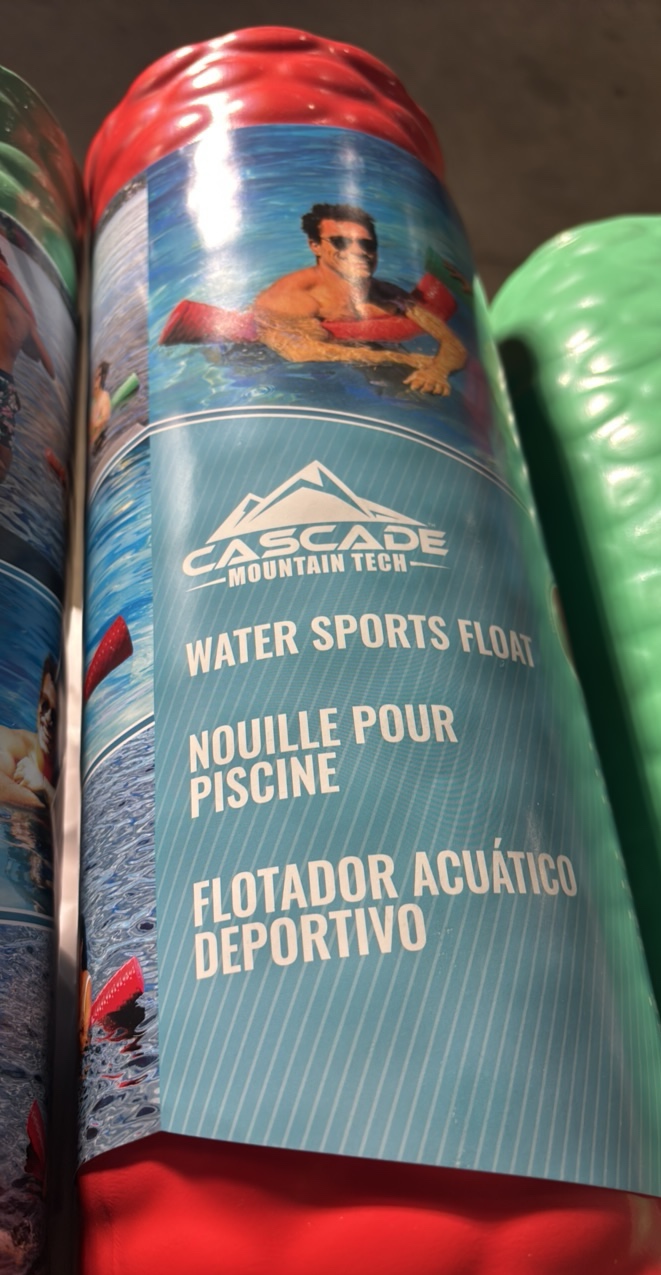 Cascade Mountain Tech Deluxe Water Sports Noodles - 4 Noodles