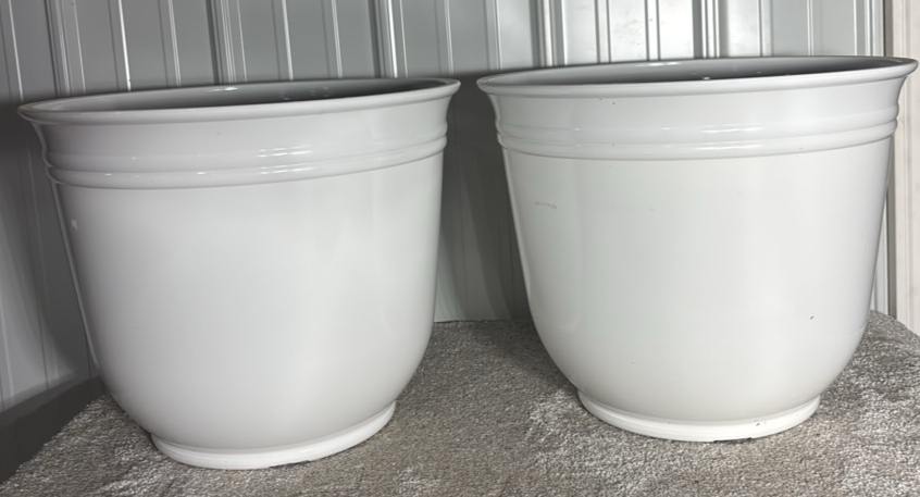 Theo Resin Planters by Trendspot, 2-pack