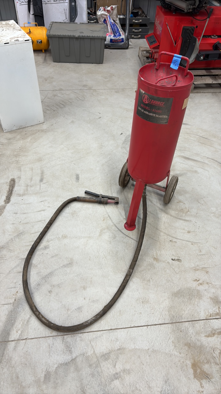 lot 24 image: Allsource 41600 Abrasive Pressure Blaster