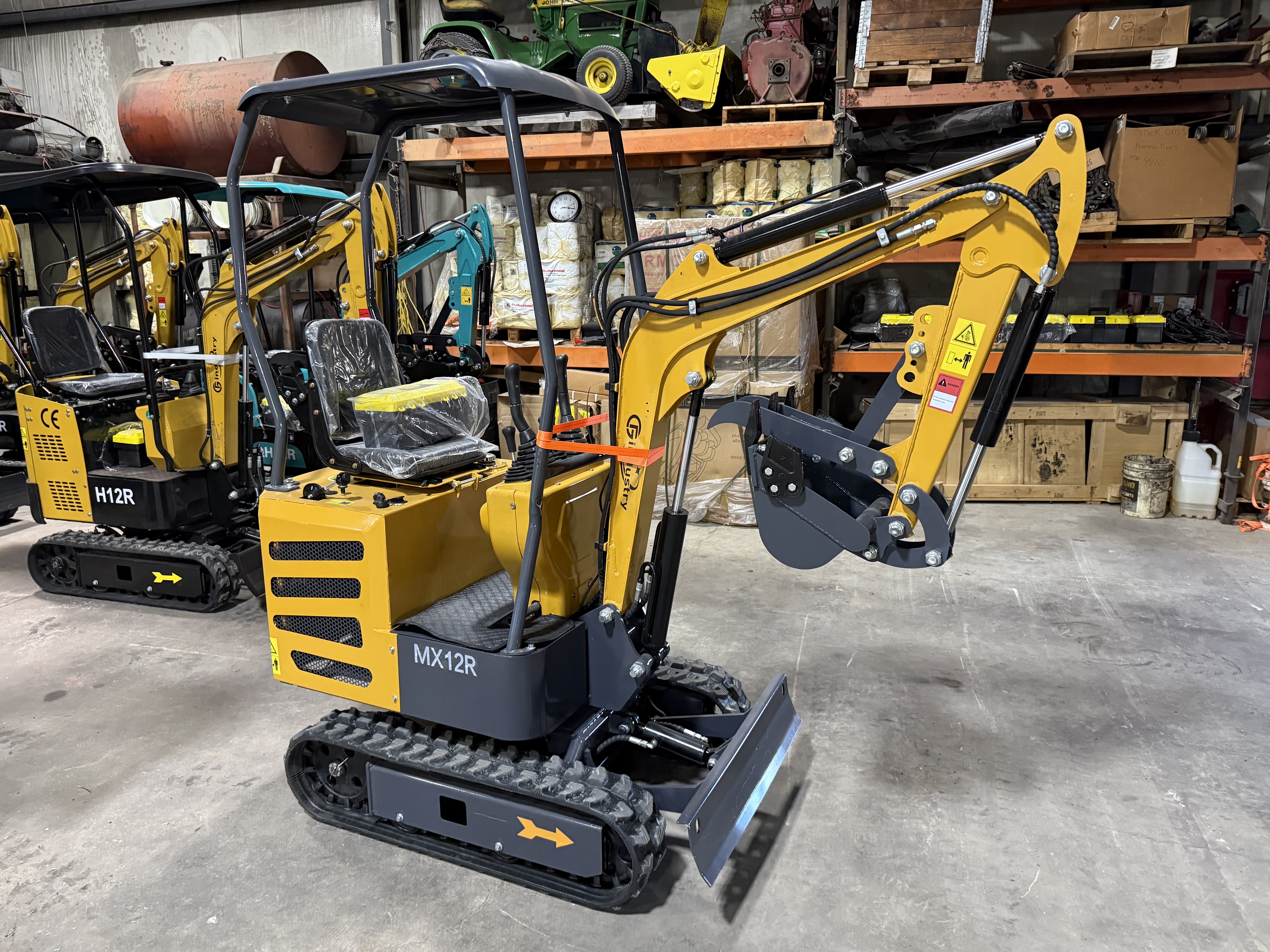 lot 12 image: 2025 CFG Mini Excavator (MX12R)