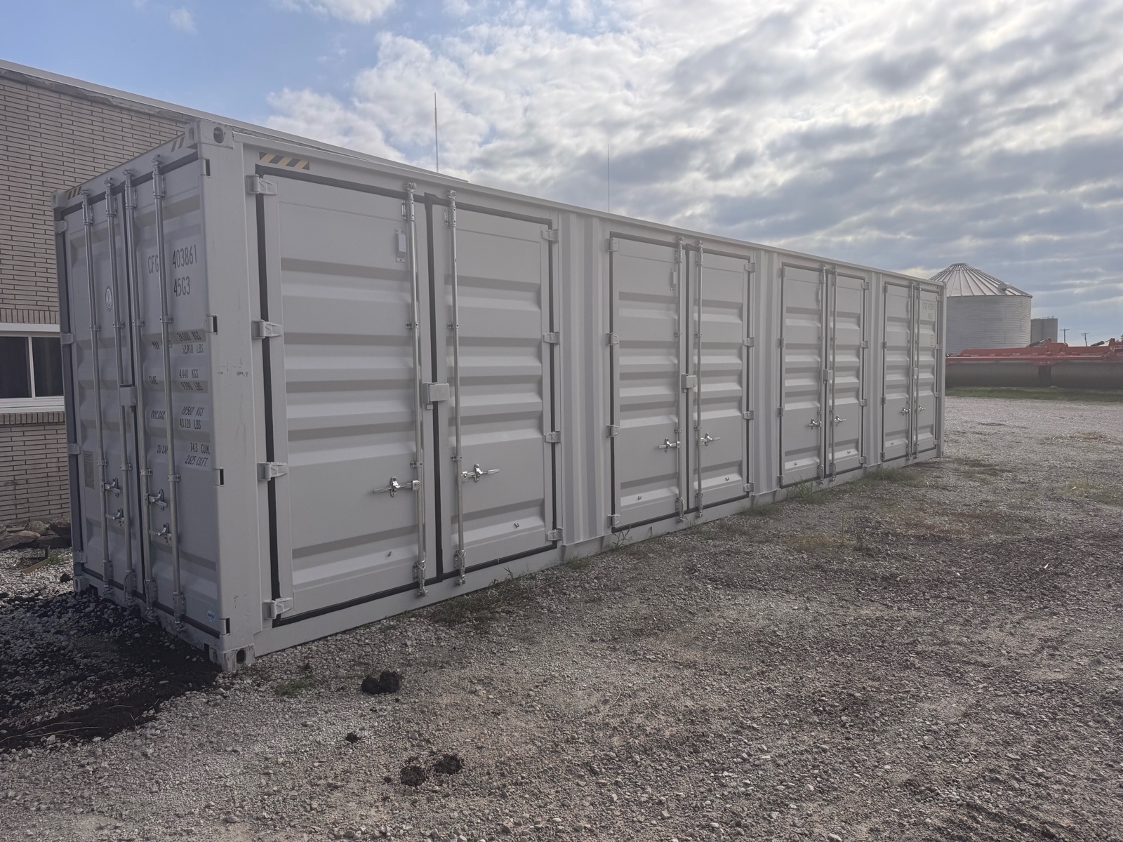 lot 124 image: 4-side-door 40 HQ Container