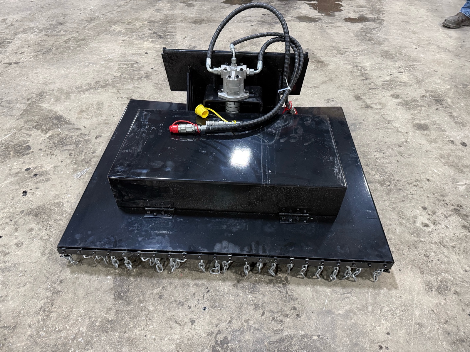 lot 138 image: Mini Skid Steer Flail mower