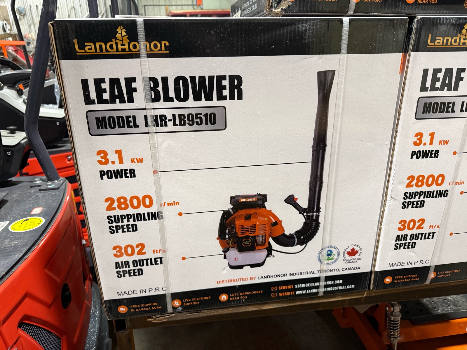 lot 210 image: Leaf Blower LHR-LB9510