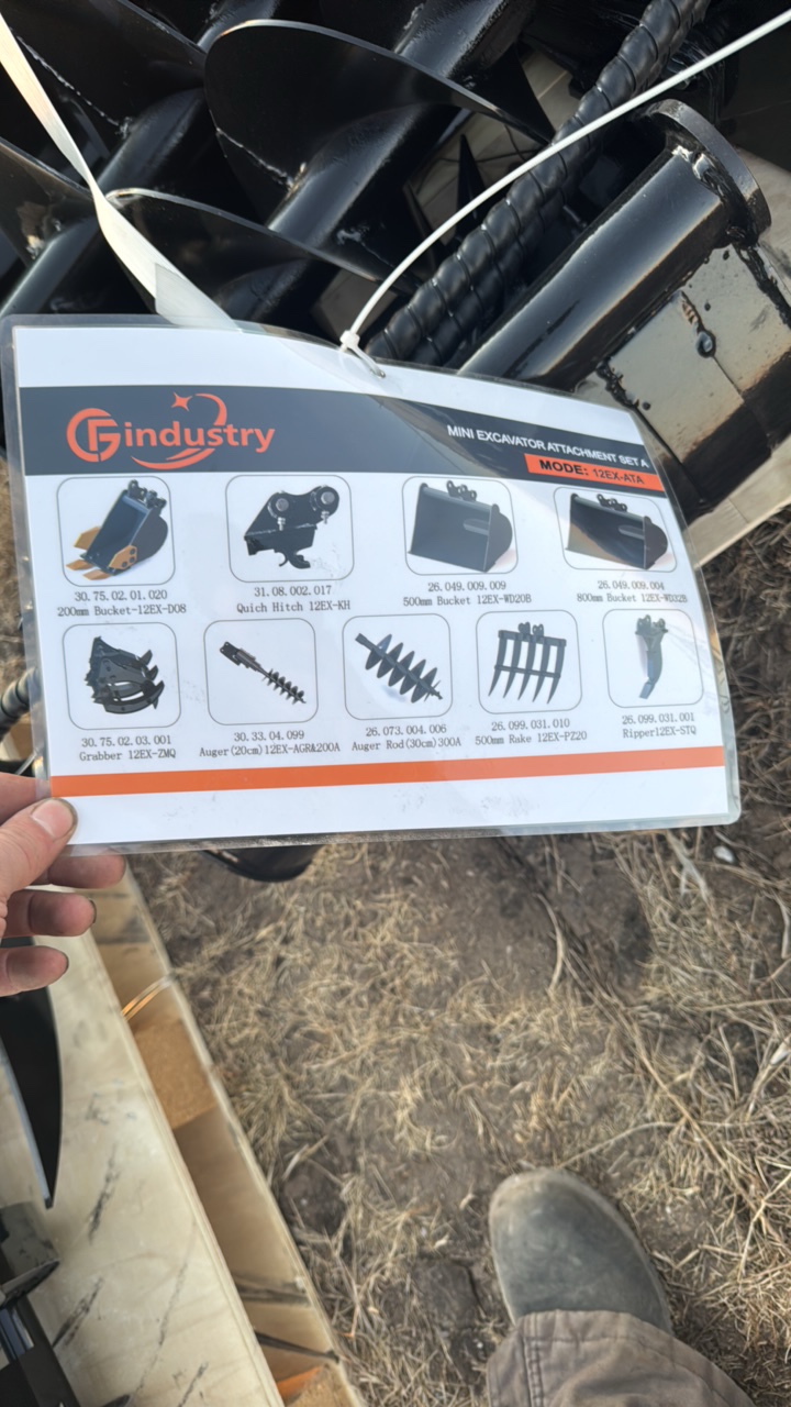 lot 304 image: Mini Excavator AttachmentAGT2026Unused12EX-ATA