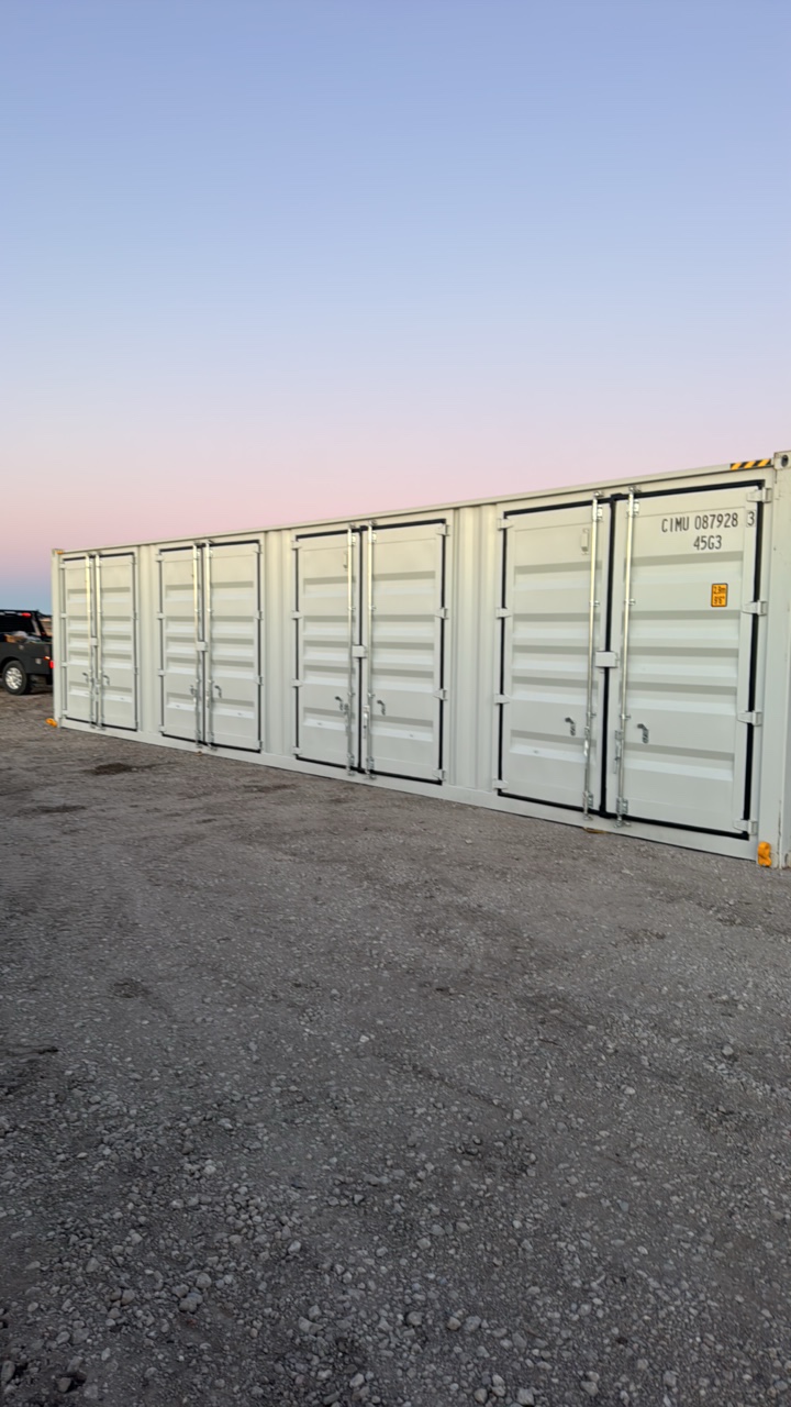 lot 329 image: 40 High Cube Multi-Door Container 2026 Unused 4-side -door 40 HQ ContainerUnused 40FT High Cube Four Multi doors Container.