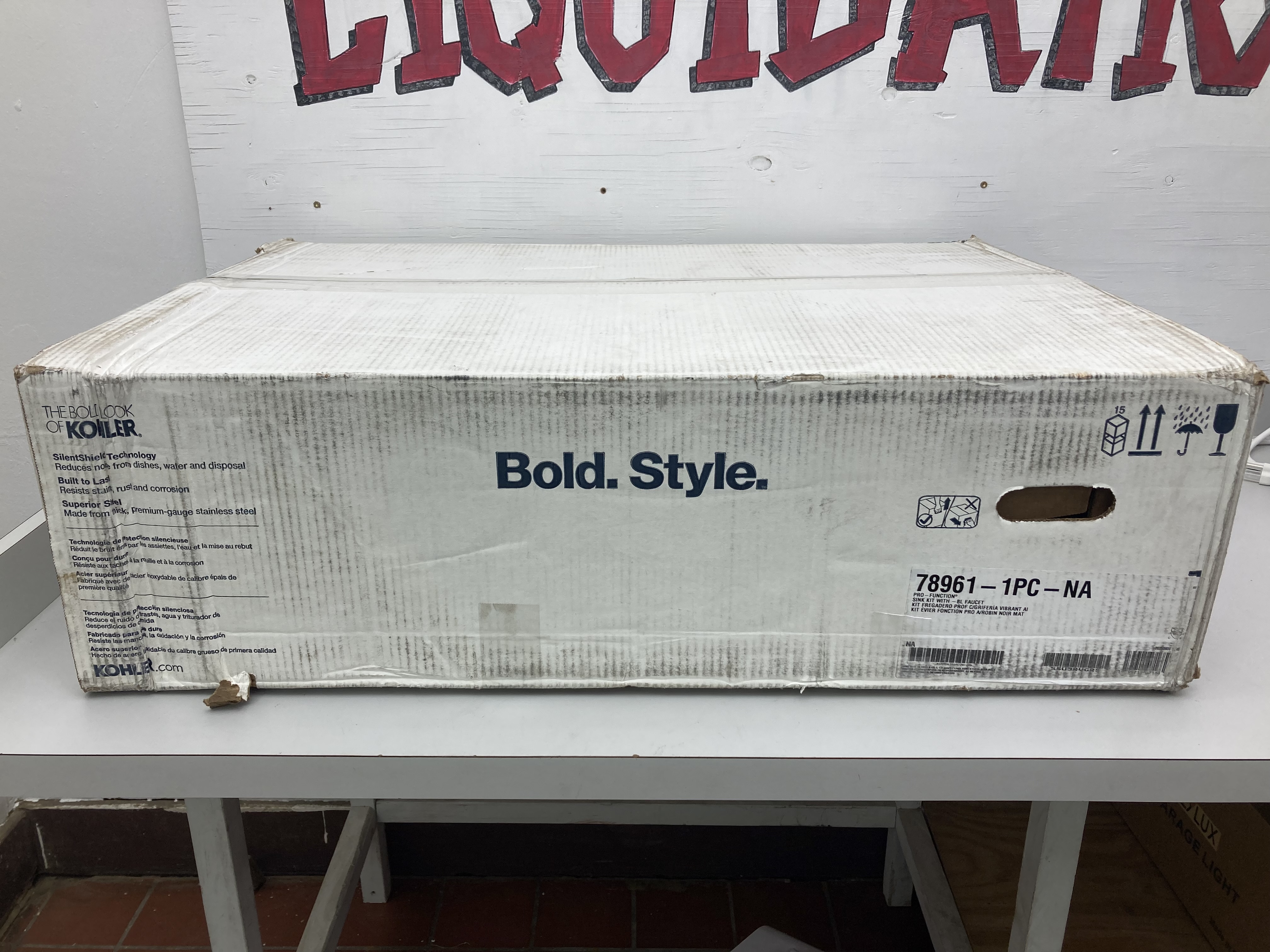 lot 105 image: Kohler Pro-Function Sink Kit