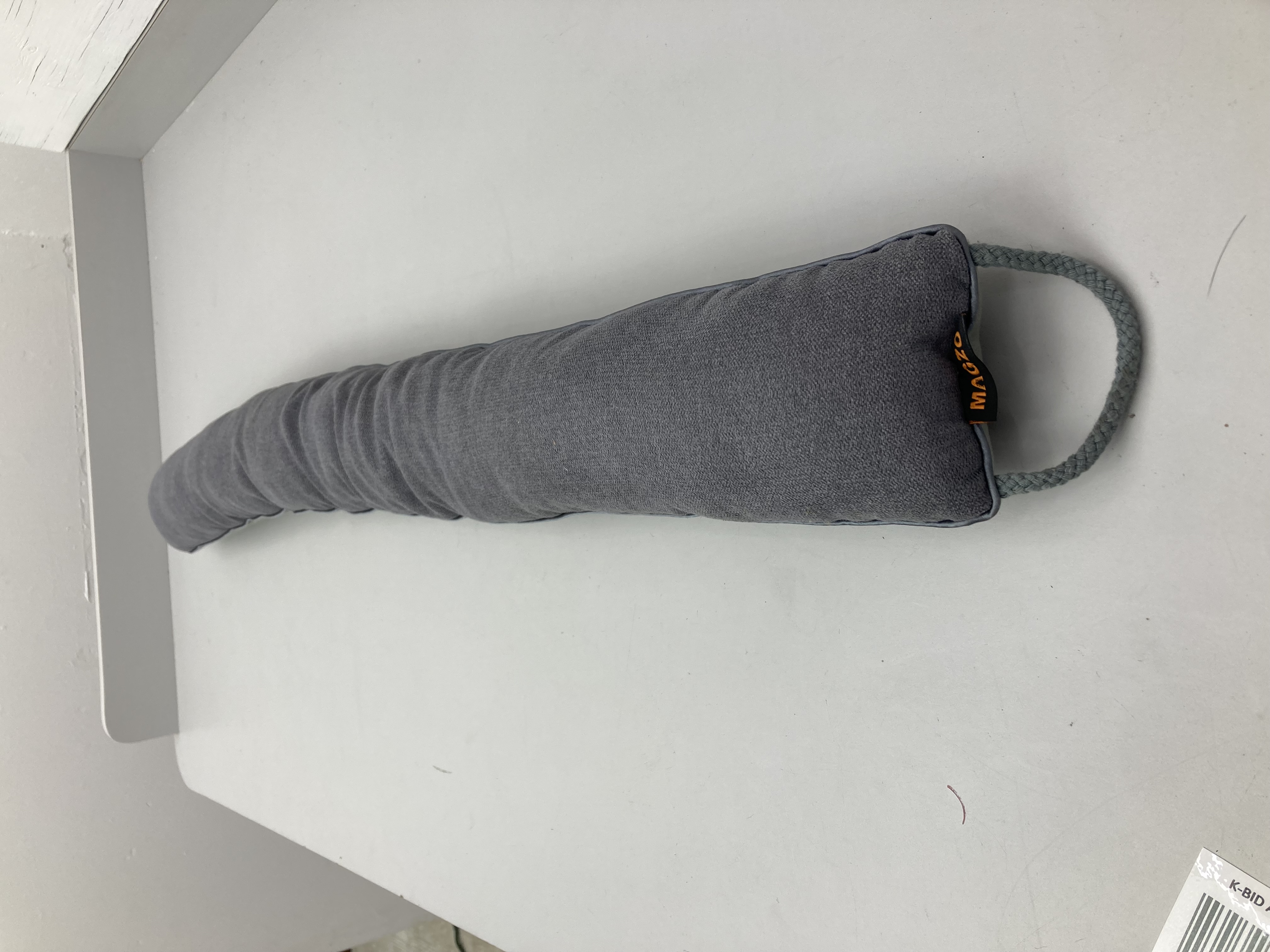 lot 111 image: Magzo Grey Fabric Cushion with Handle