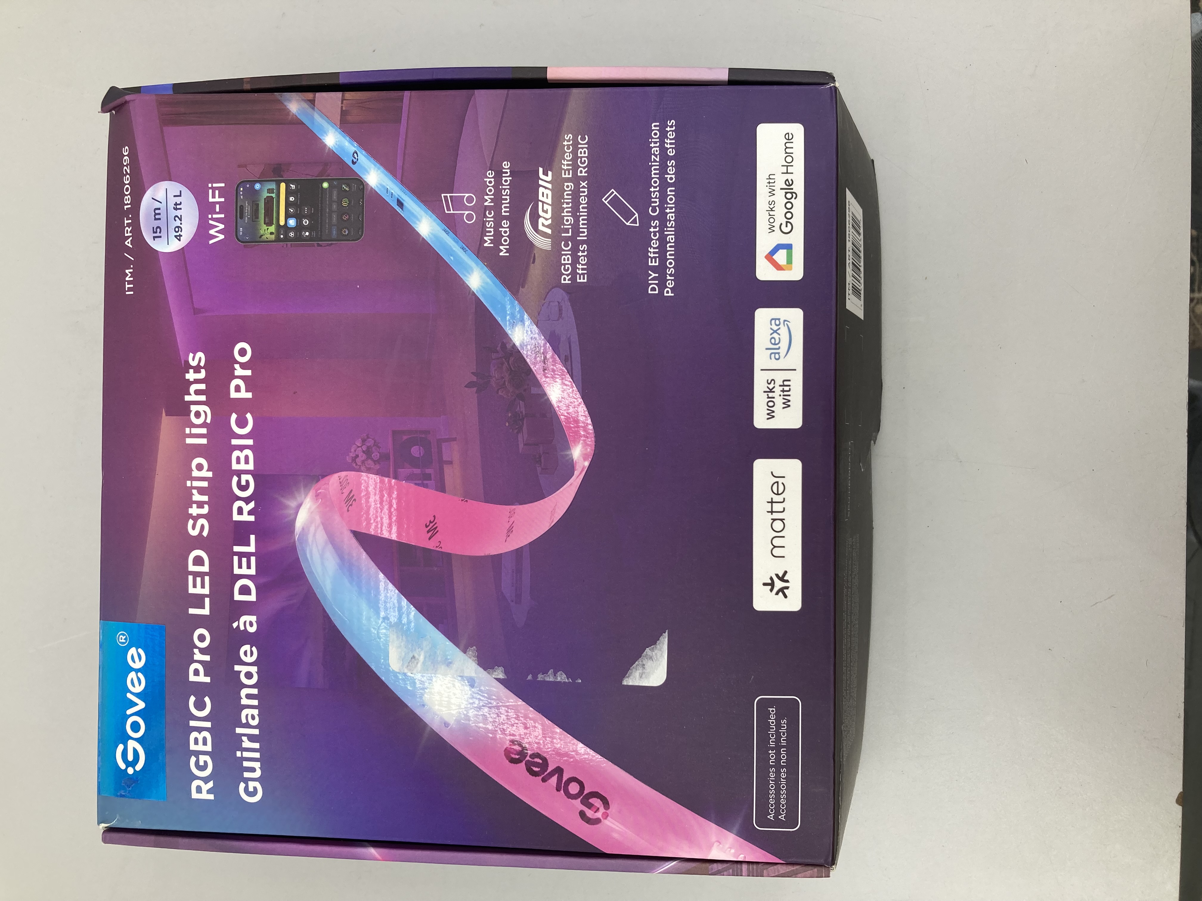 lot 137 image: Govee RGBIC Pro LED Strip Lights