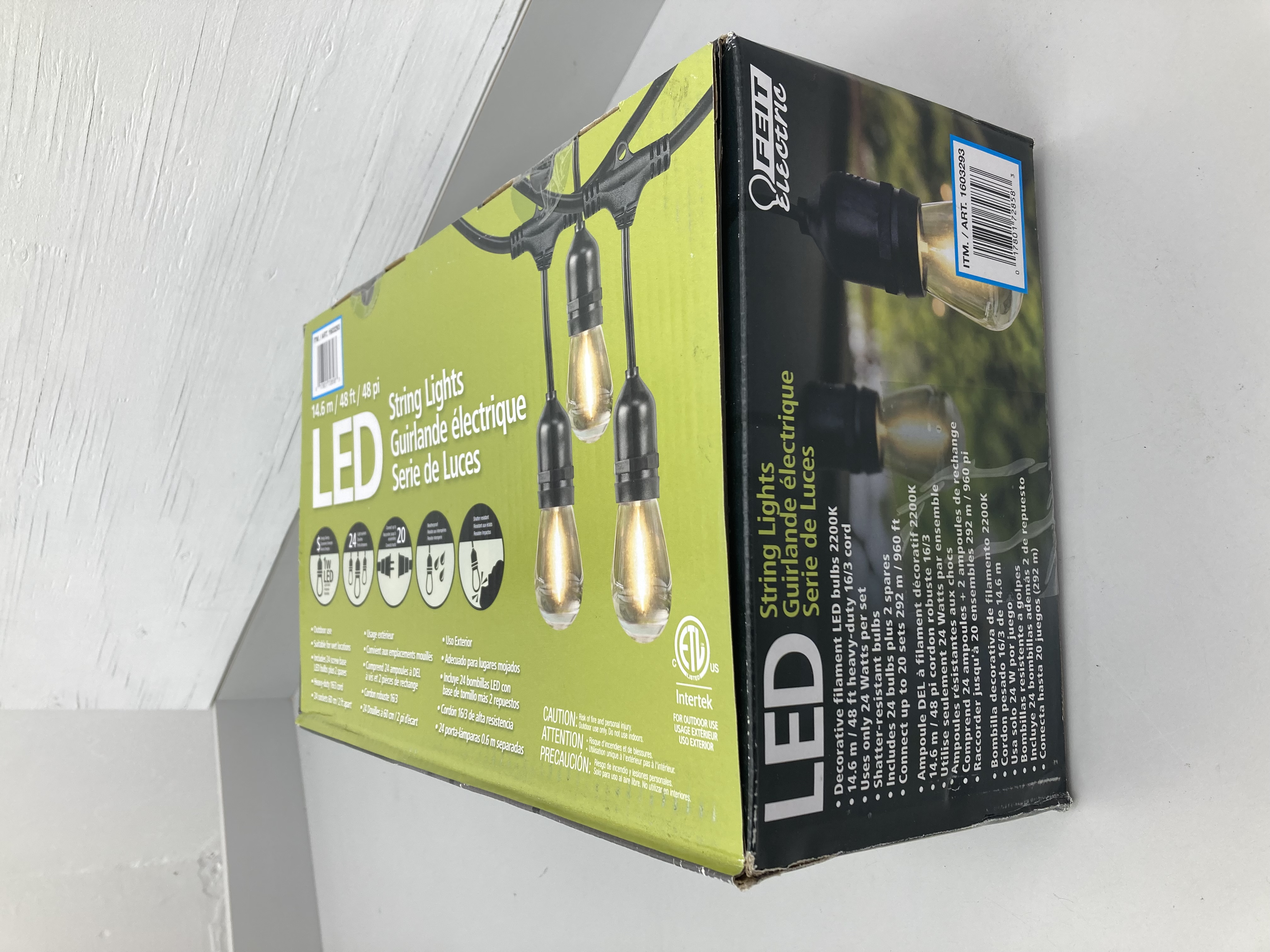 lot 146 image: Feit LED String Lights