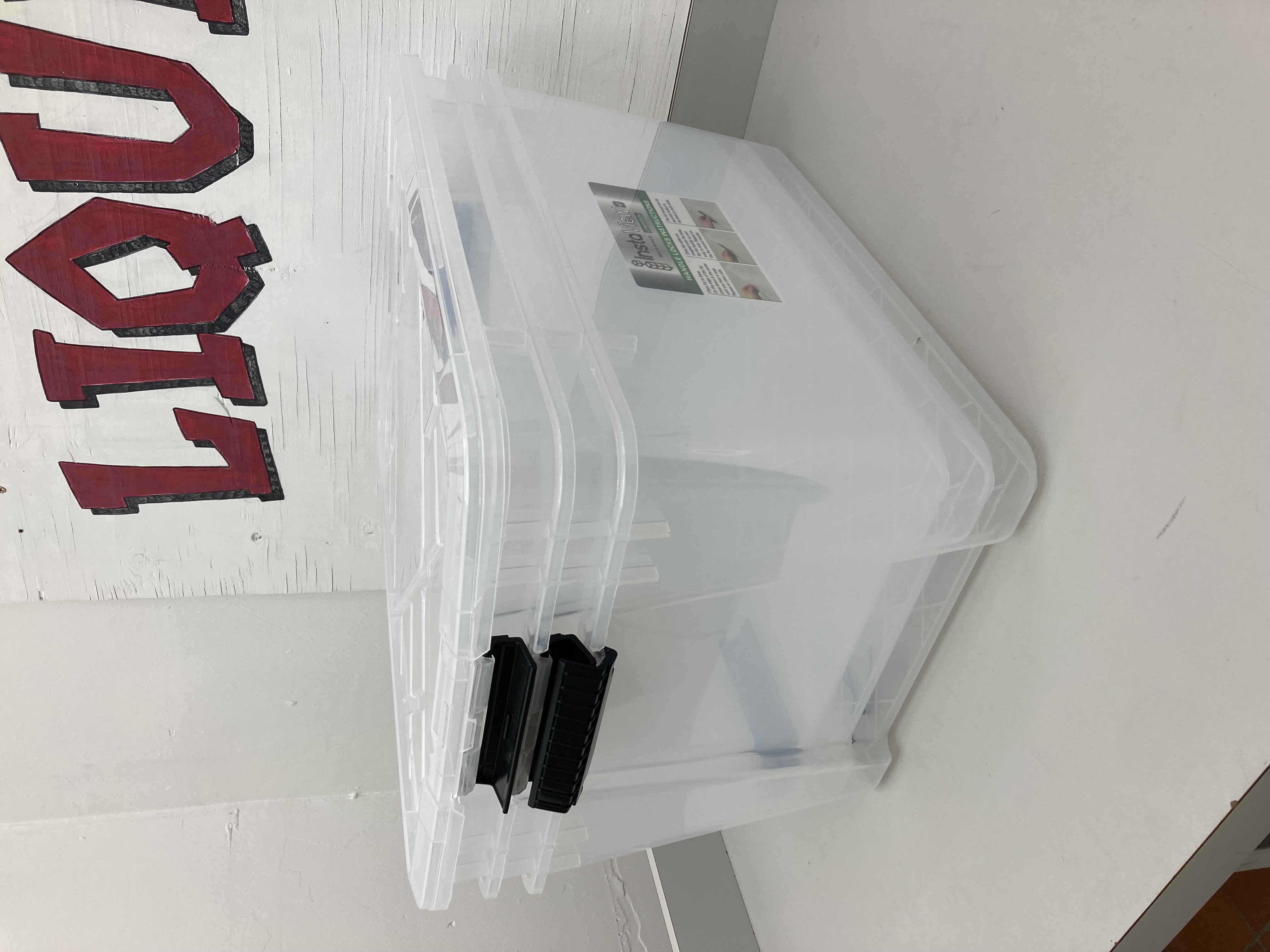 lot 149 image: InstaView Storage Container (Set of 2)