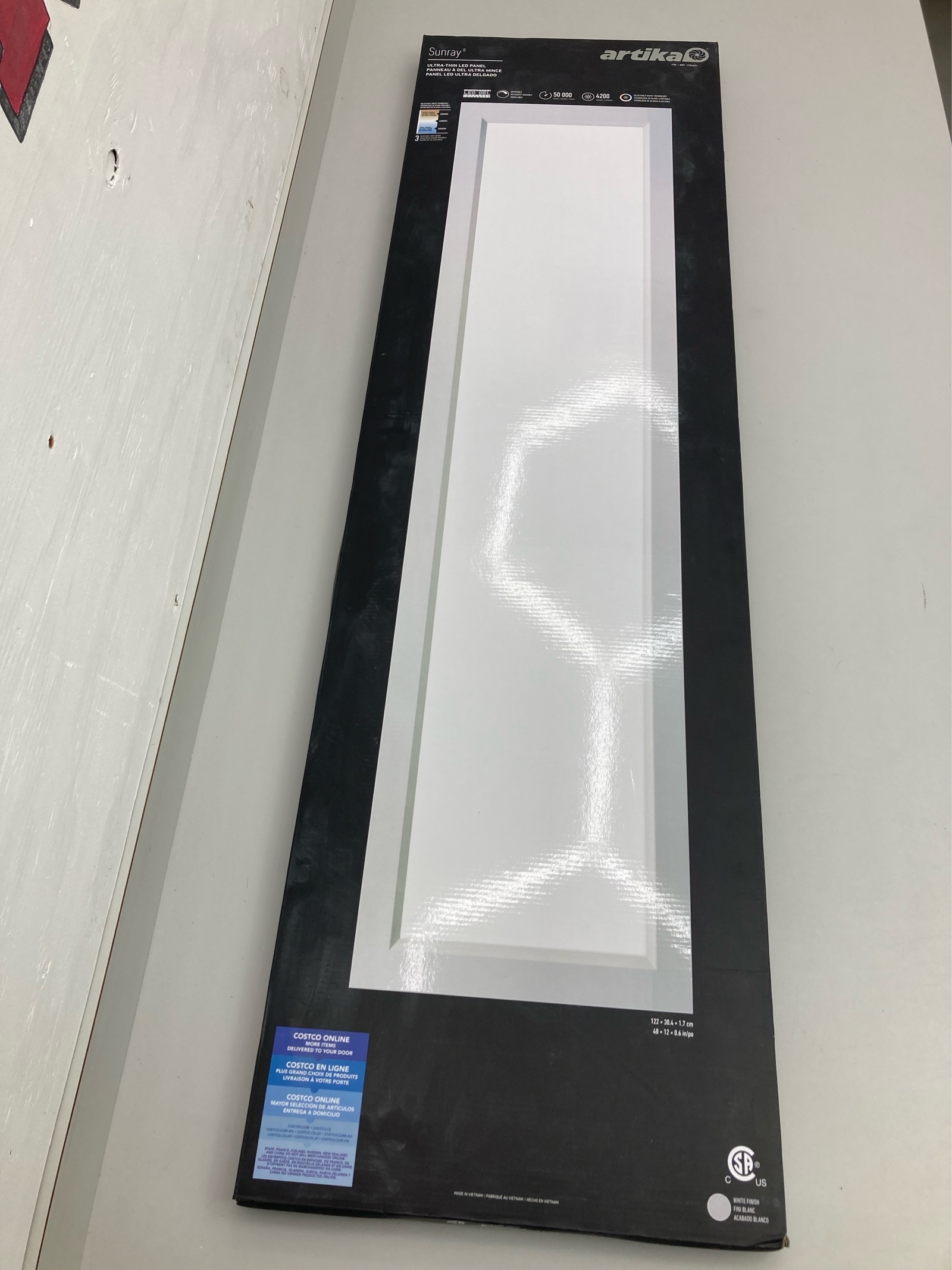 lot 15 image: Artika Sunray Ultra Thin LED Panel