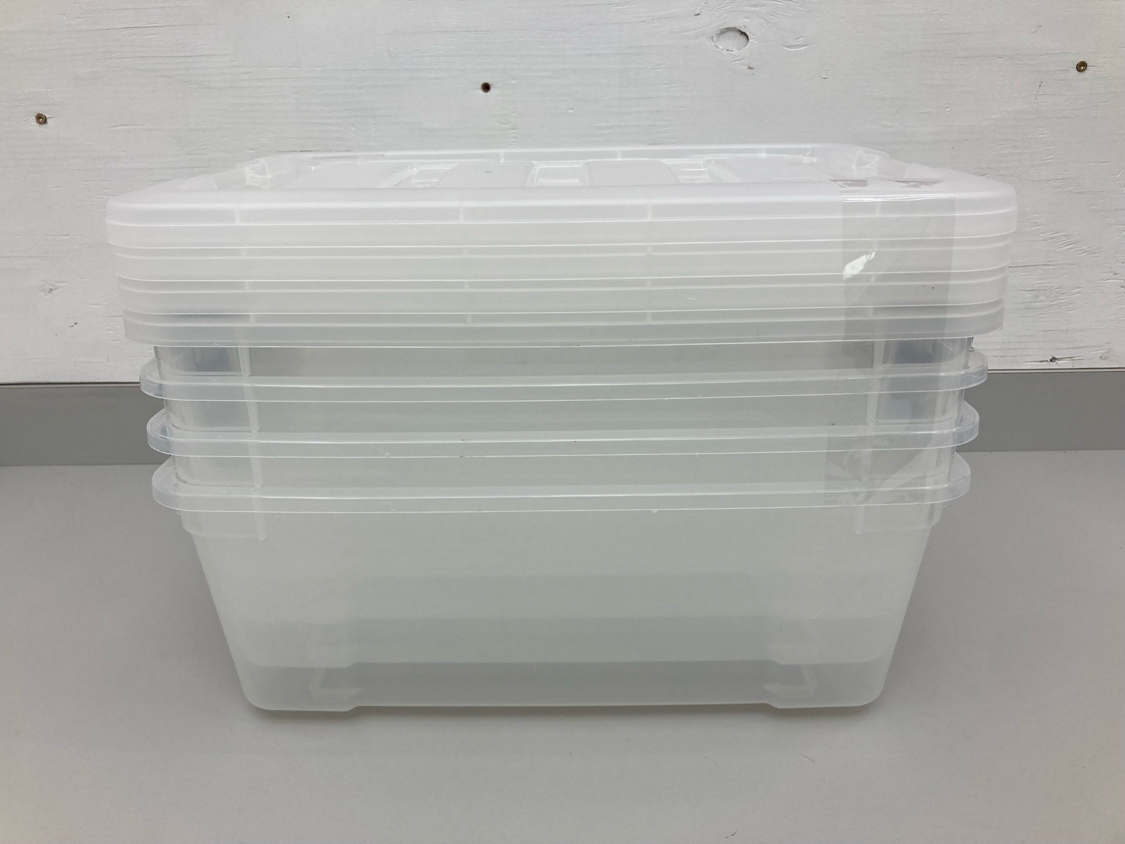 lot 23 image: Plastic Storage Bins (Set of 4)