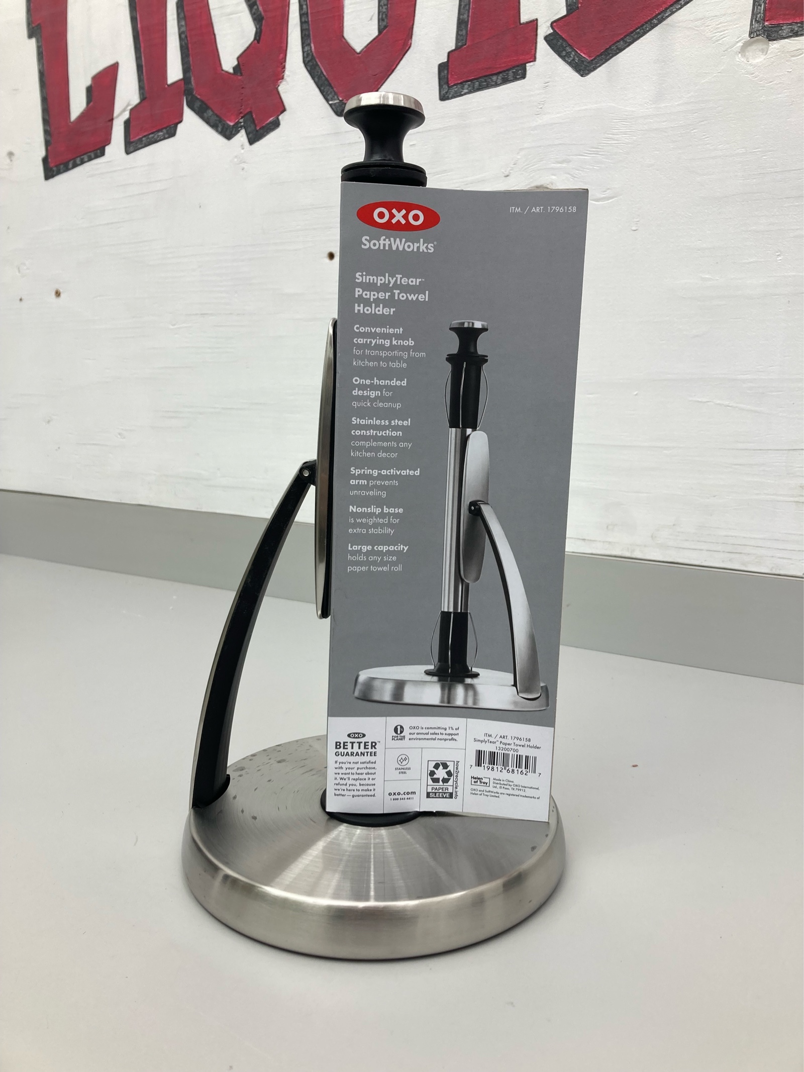 lot 39 image: OXO SoftWorks SimplyTear Paper Towel Holder