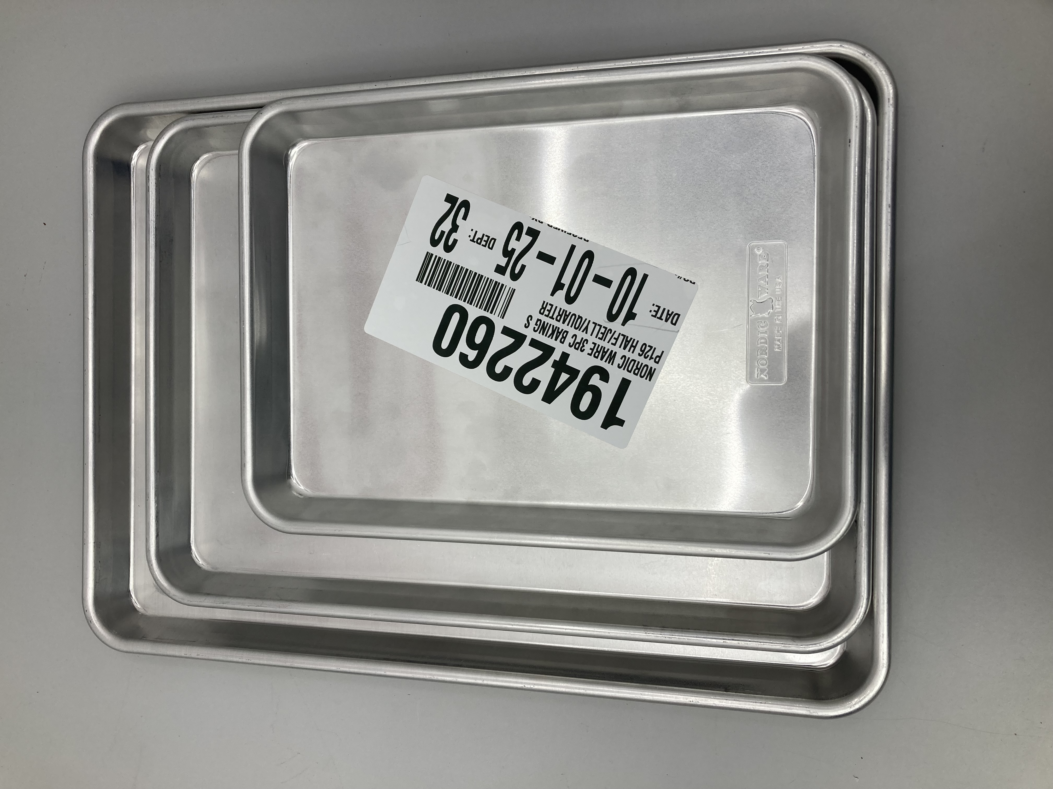 lot 71 image: Set of Three Nordic Ware Baking Sheets