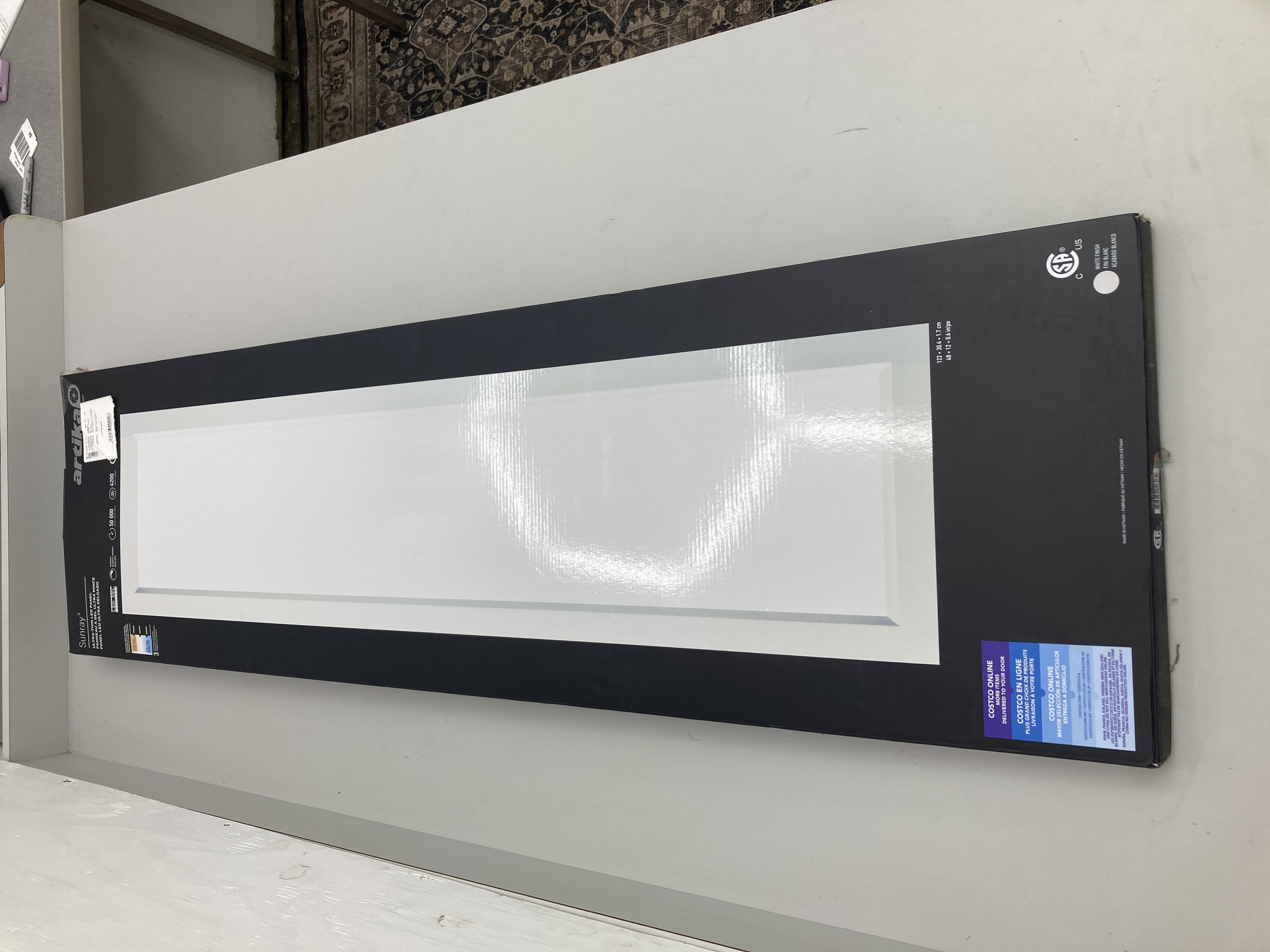 lot 83 image: Artika Ultra-Thin LED Panel Light