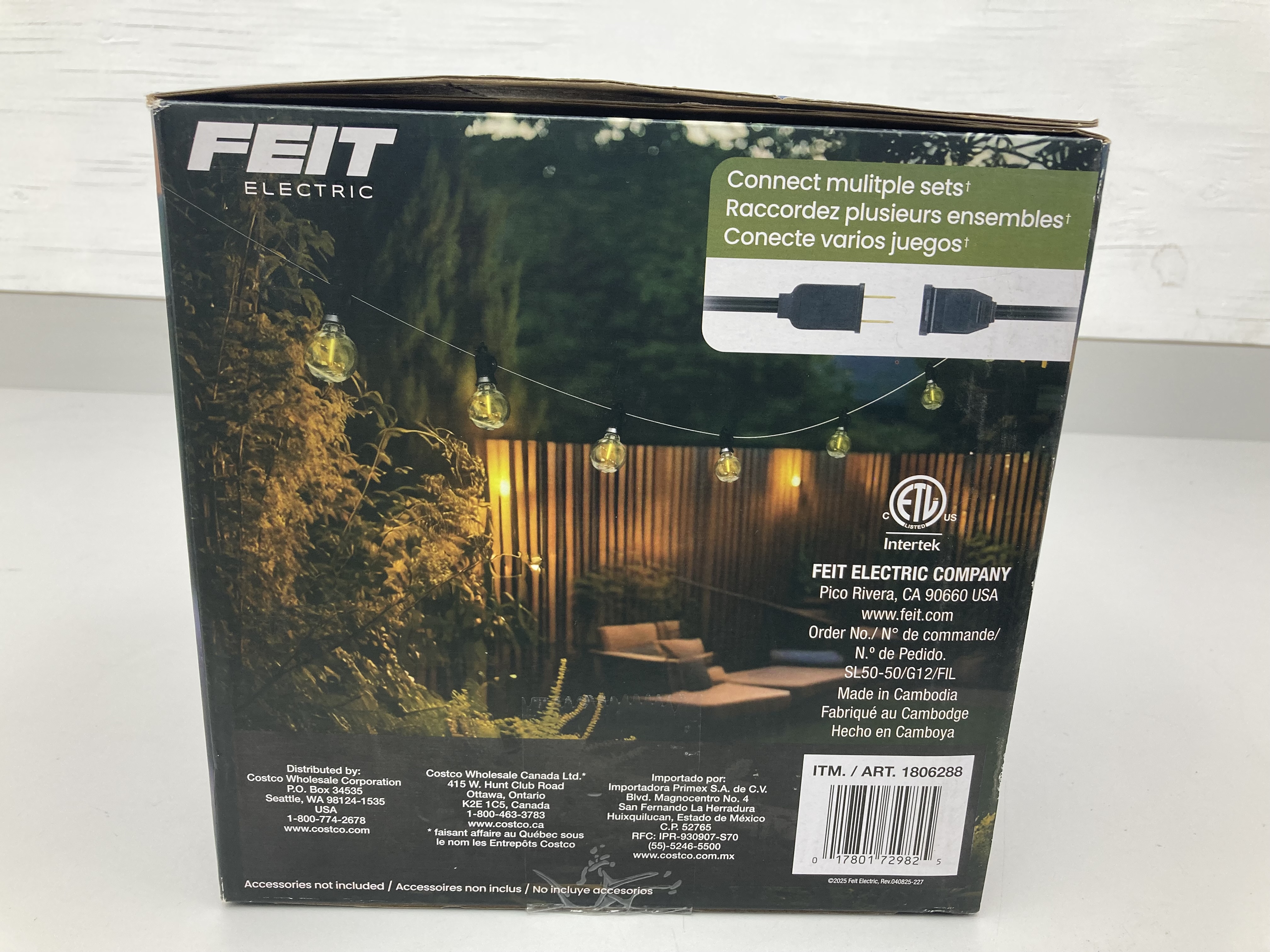 lot 99 image: Feit Electric Caf String Lights